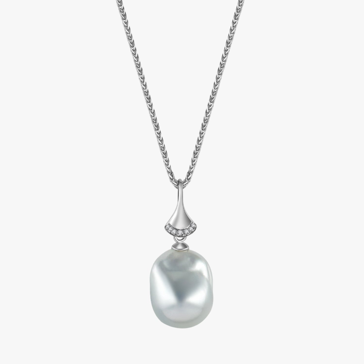 11mm Grey Baroque South Sea Pearl Pendant