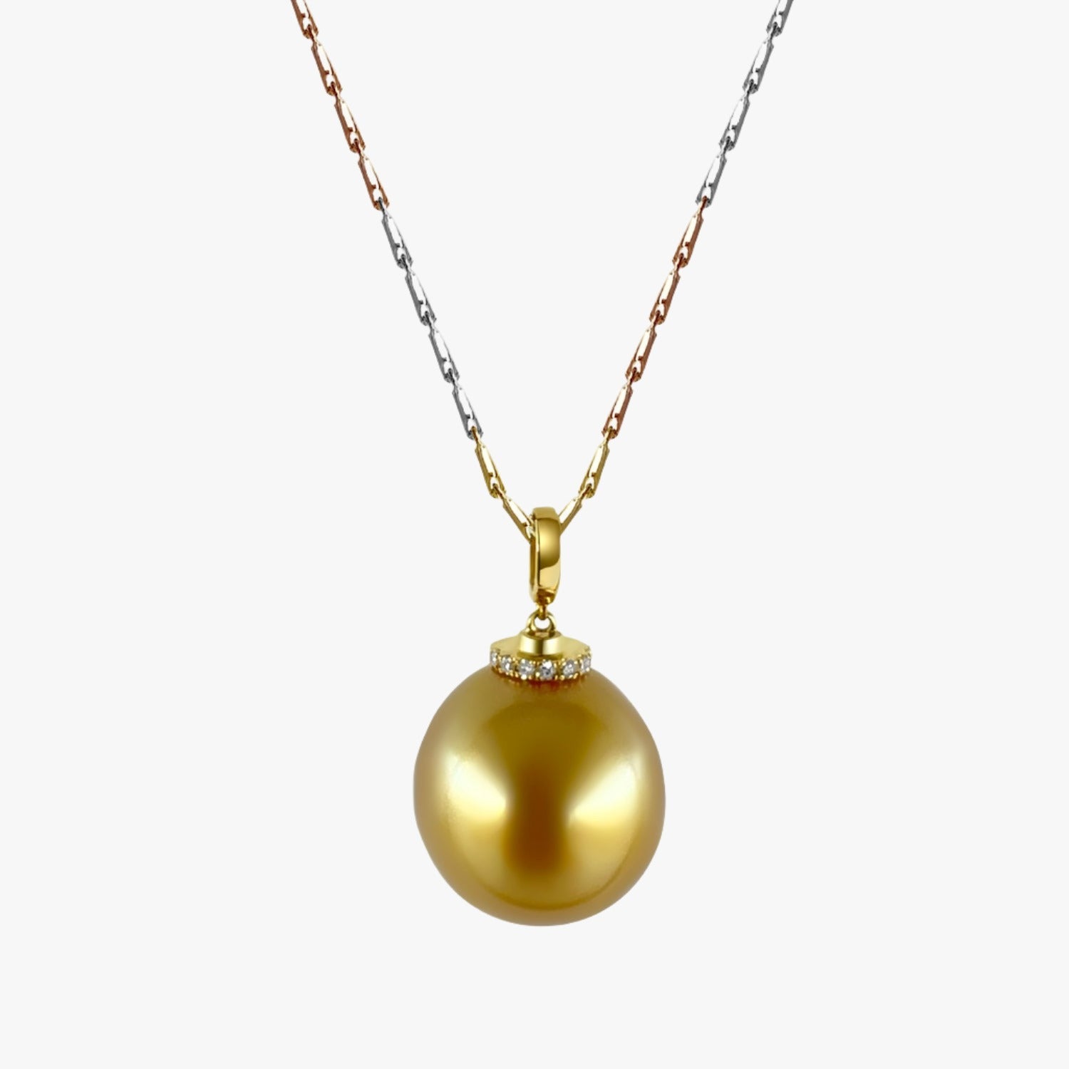 12mm Gold South Sea Pearl Pendant in 18K Gold