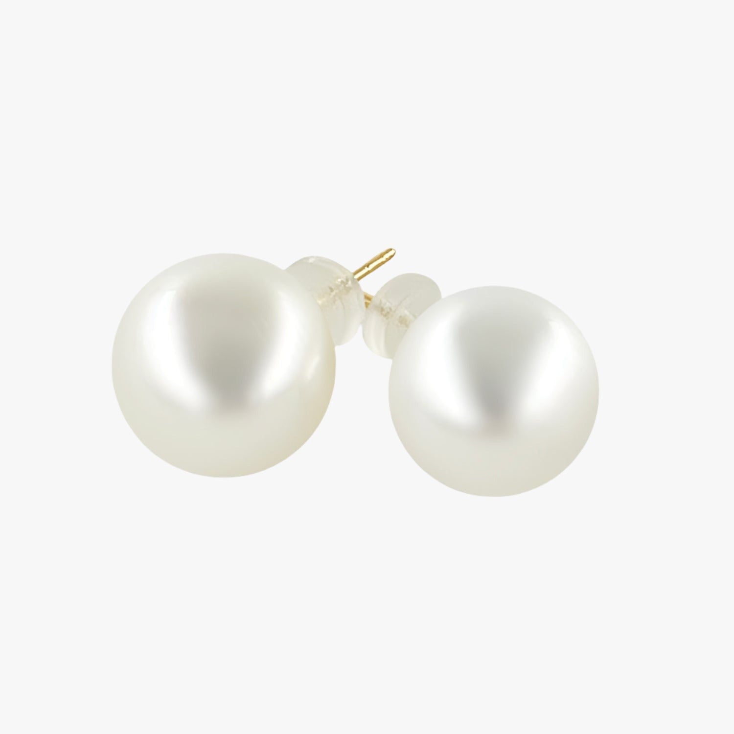 12mm White South Sea Pearl Stud Earrings