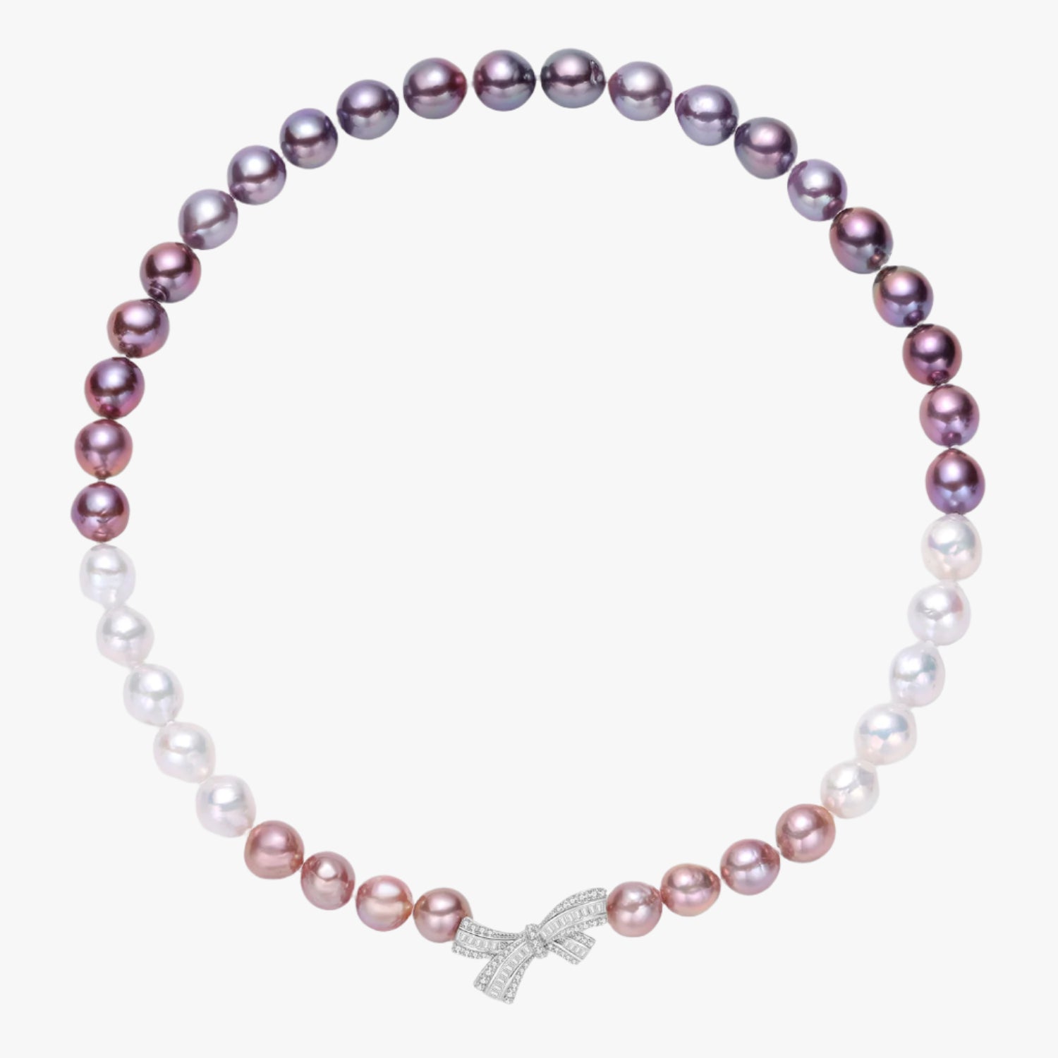 6-9MM Multicolour Freshwater Edison Baroque 17'' Adjustable Necklace