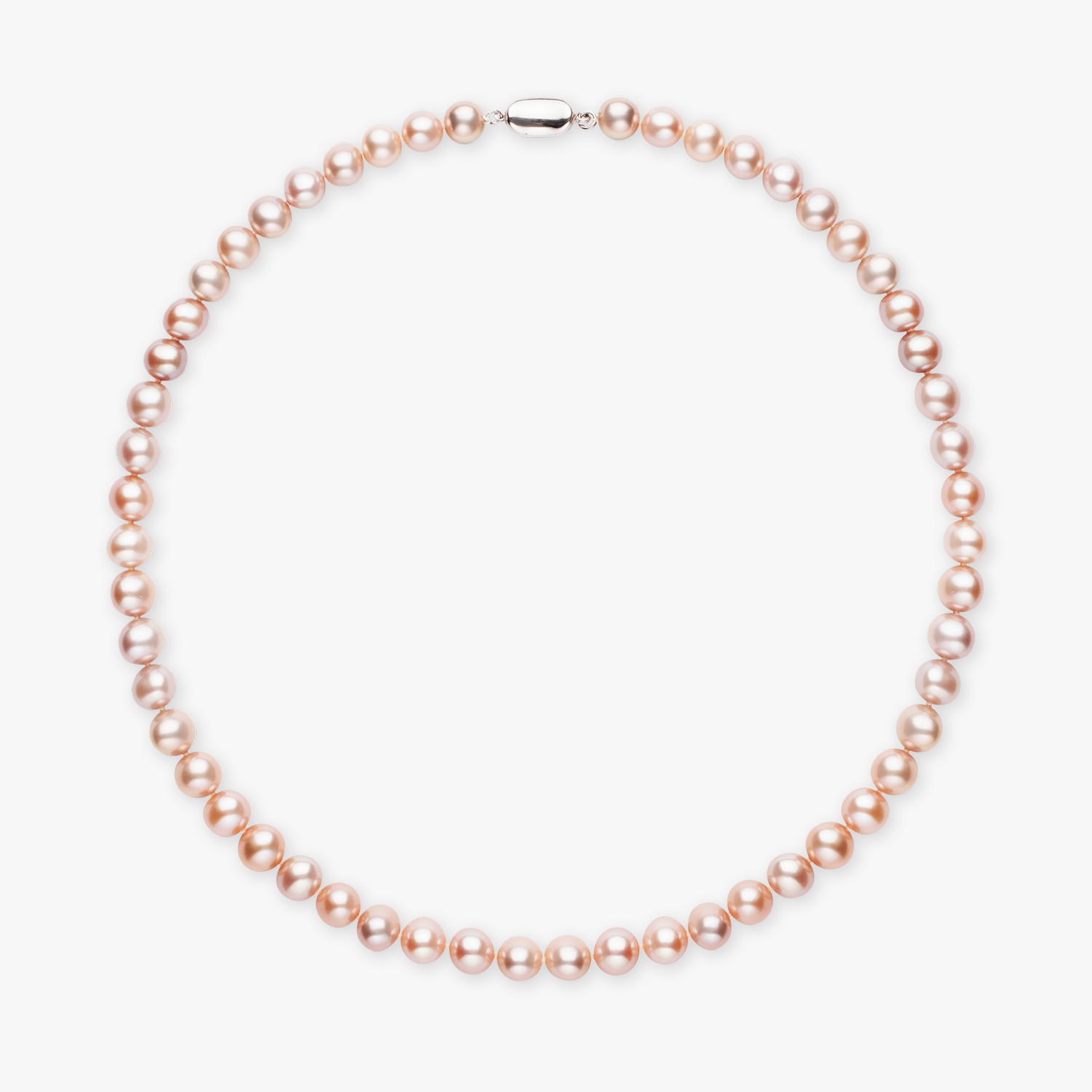 7MM AAA Pink Freshwater Cultured Pearl Necklace