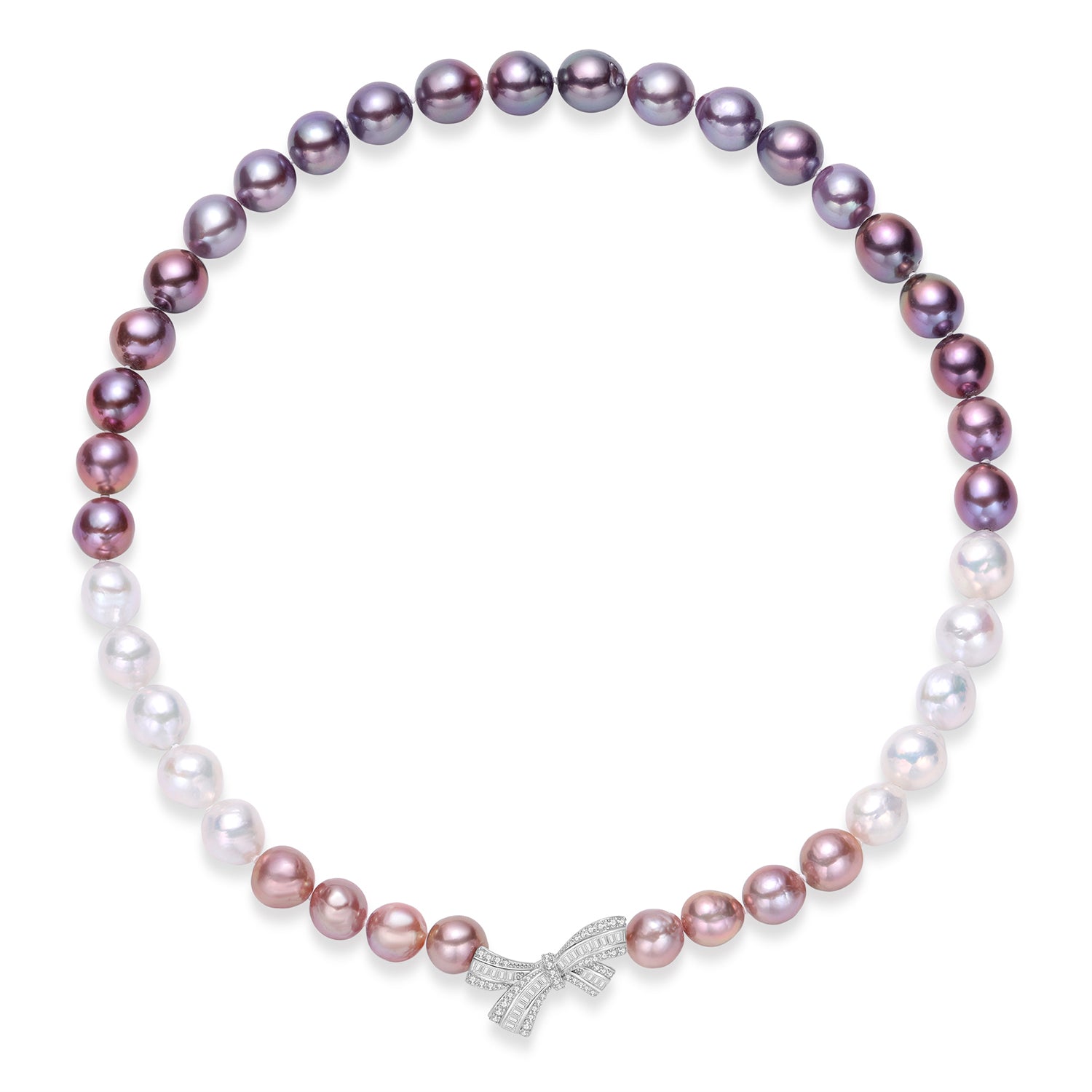 6-9MM Multicolour Freshwater Edison Baroque 17'' Adjustable Necklace
